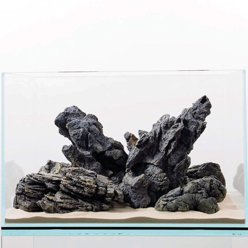 Current USA Seiryu Stone Collection 7 Piece Set | Molded Aquarium Decor Rock Artificial Resin Fish Tank Decoration up to 36" Long Aquariums 8816 - Image 1